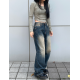 早秋預訂｜LINE VINTAGE WASHING DENIM WIDE PANTS