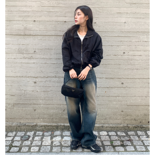 早秋預訂｜LINE VINTAGE WASHING DENIM WIDE PANTS
