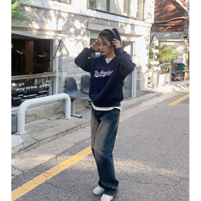 早秋預訂｜LINE VINTAGE WASHING DENIM WIDE PANTS