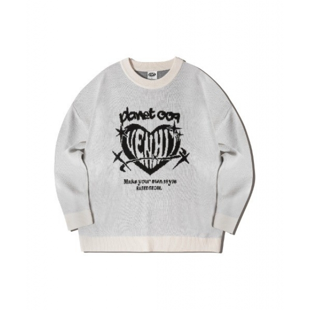 23FW 預訂｜VENHIT PLANET KNIT SWEATSHIRT (2 COLOR)