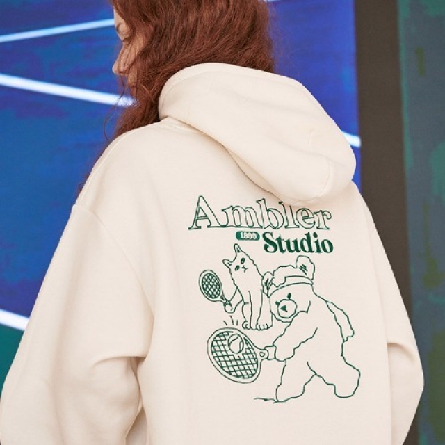 23F/W 預訂｜AMBLER TENNIS DUO HOODIE (2 COLOR)