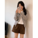 早秋預訂｜燈芯絨束腰短褲