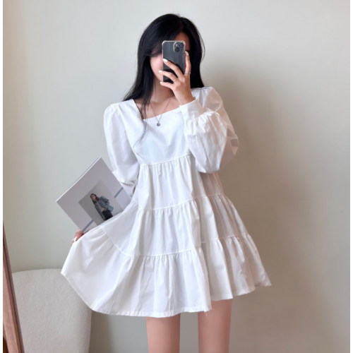 早秋預訂｜方領蛋糕澎澎公主連身裙