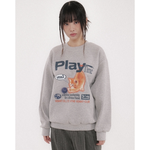 23FW 預訂｜VENHIT PLAY TIME SWEATSHIRT (4 COLOR)