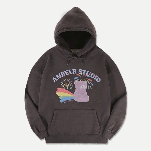 23F/W 預訂｜AMBLER RAINBOW BEAR HOODIE (2 COLOR)