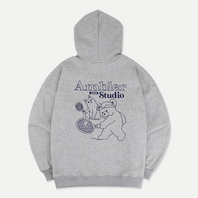 23F/W 預訂｜AMBLER TENNIS DUO HOODIE (2 COLOR)