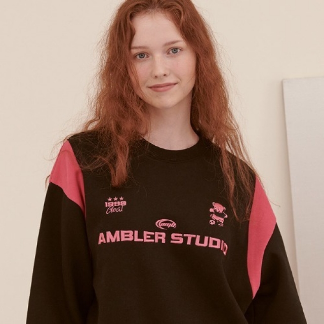 23F/W 預訂｜AMBLER SOCCER BEAR SWEATSHIRT (2 COLOR)