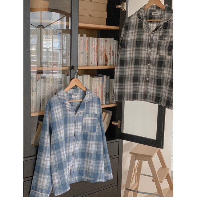 23F/W 預訂｜JUUNEEDU Us Tartancheck Pajamas (2 COLOR)