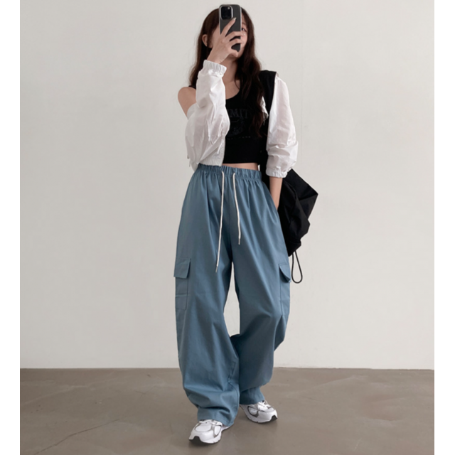 春季預訂｜ONE BUTTON CARGO PANTS (8 COLORS)