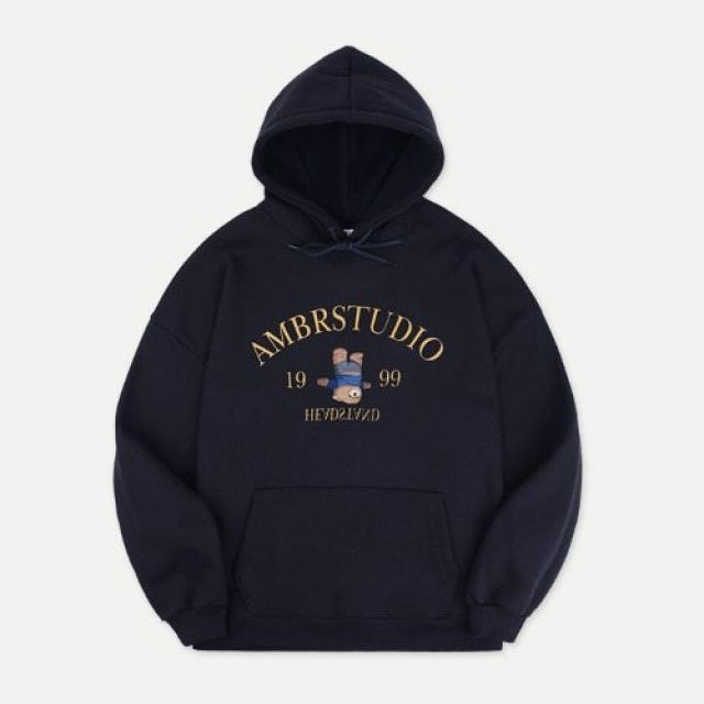 23F/W 預訂｜AMBLER HEADSTAND BEAR HOODIE (2 COLOR)