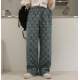 早秋預訂｜蝴蝶結凸紋側綁帶長褲