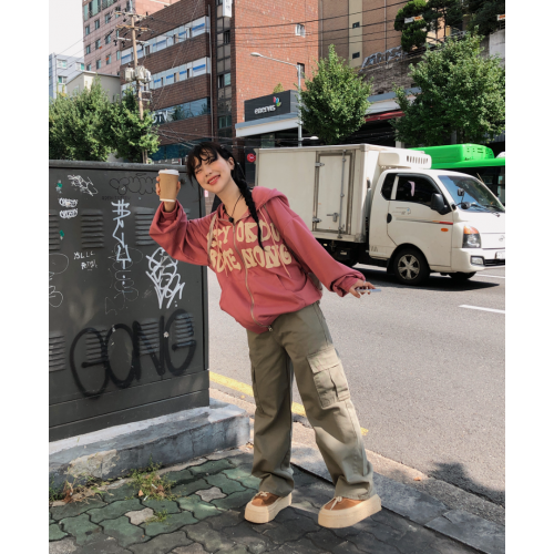早秋預訂｜CARGO 鈕扣棉寬褲