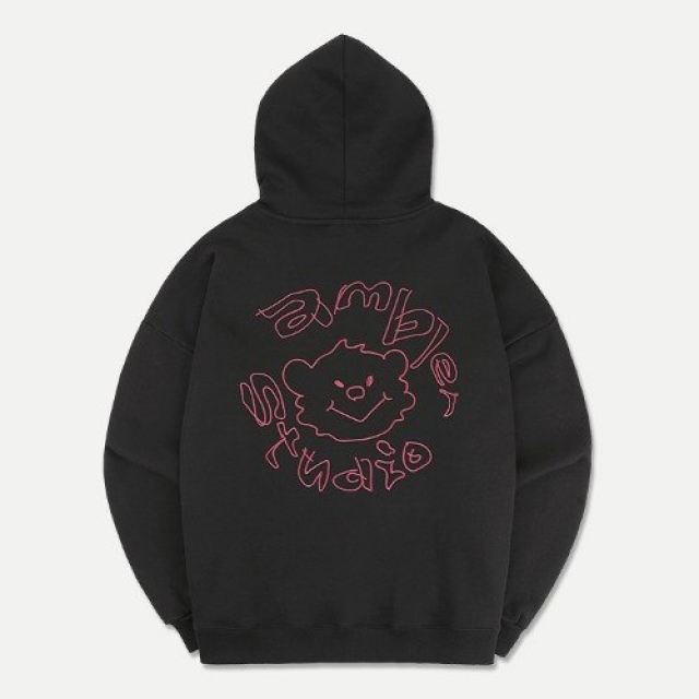 23F/W 預訂｜AMBLER RASCAL BEAR HOODIE (2 COLOR)