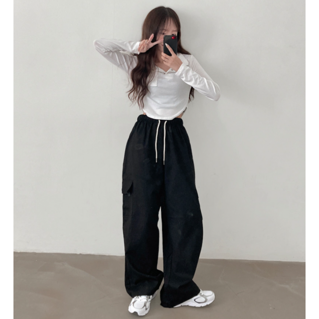 春季預訂｜ONE BUTTON CARGO PANTS (8 COLORS)