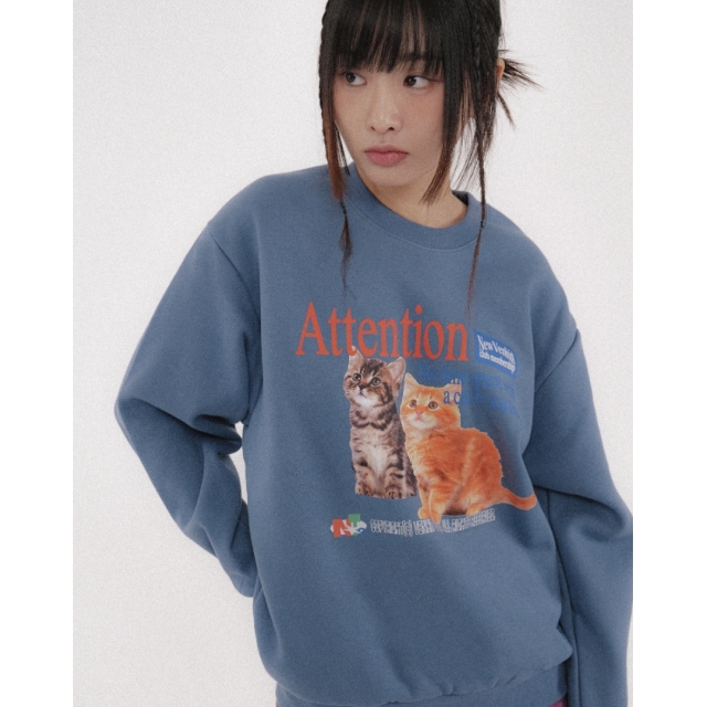 23FW 預訂｜VENHIT ATTENTION SWEATSHIRT (4 COLOR)