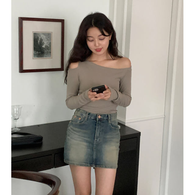 早秋預訂｜水洗牛仔迷你短裙