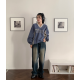 早秋預訂｜LINE VINTAGE WASHING DENIM WIDE PANTS