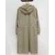 早秋預訂｜工裝ZIPUP HOODIE口袋束身連身裙