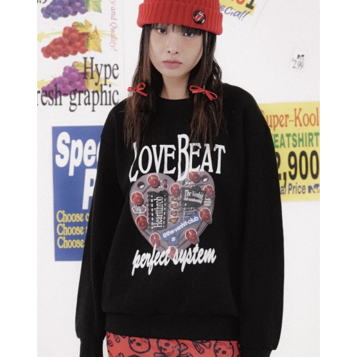 23FW 預訂｜VENHIT LOVE BEAT SWEATSHIRT (4 COLOR)