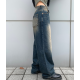 早秋預訂｜LINE VINTAGE WASHING DENIM WIDE PANTS
