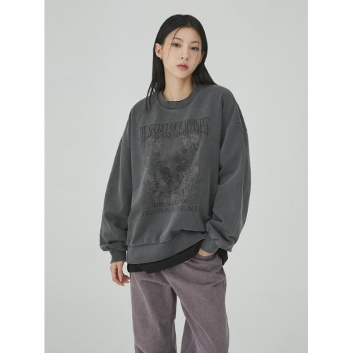 預訂｜ACOVER BLACK BUTTERFLY PIGMENT SWEATSHIRT (1 COLOR)