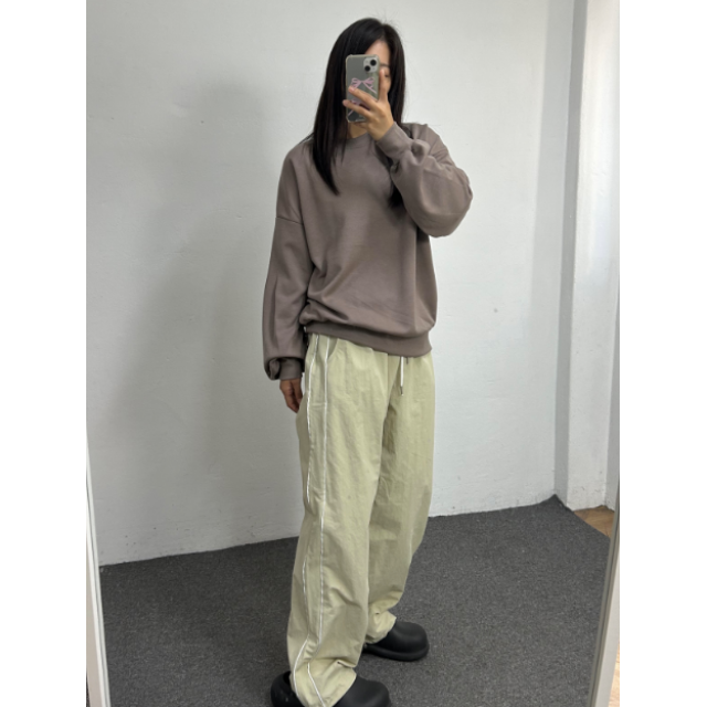 早秋預訂｜LINE 運動索繩鬆緊腰寛褲