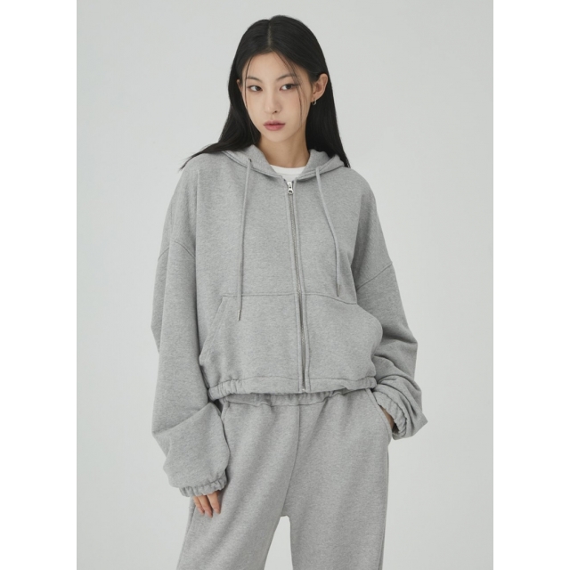 預訂｜ACOVER FOUR SEASONS OVERFIT CROPPED HOODED ZIP-UP (2 COLOR)
