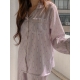 23F/W 預訂｜JUUNEEDU Mone Flower Stripe Pajamas (2 COLOR)