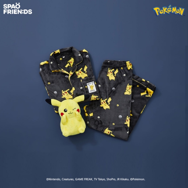 韓國代購｜預訂｜SPAO x Pokemon 比卡超睡衣SET