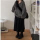 早秋預訂｜燈芯絨單口袋鬆緊腰長傘裙