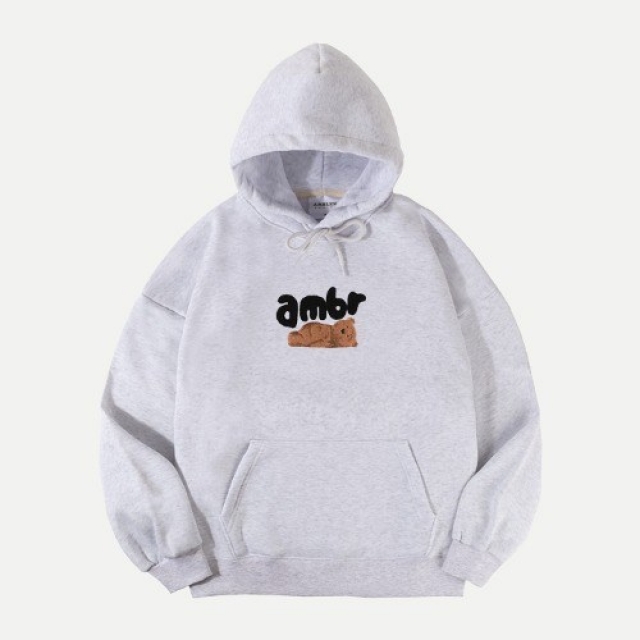 23F/W 預訂｜AMBLER TIRED BEAR OVERFIT HOODIE (2 COLOR)