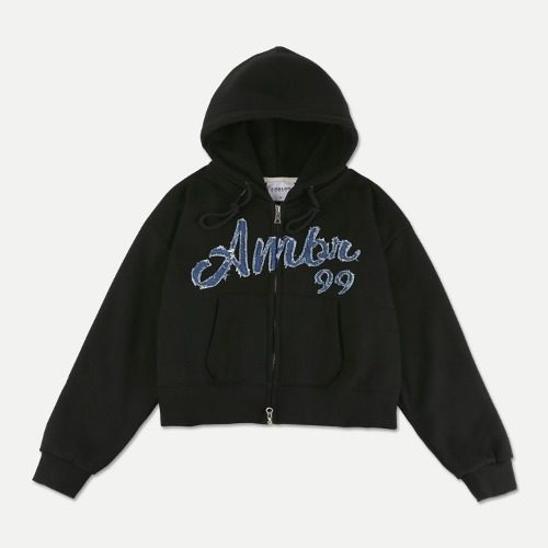 23F/W 預訂｜AMBLER DENIM AMBLER CROP ZIP-UP HOODIE (2 COLOR)
