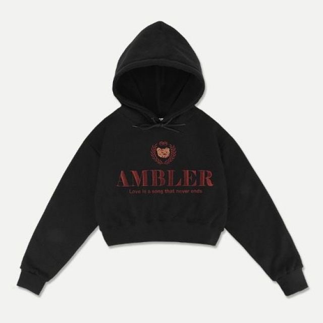 23F/W 預訂｜AMBLER EMO BEAR CROP HOODIE  ( COLOR)