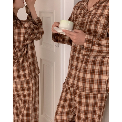 23F/W 預訂｜JUUNEEDU Article Check Pajamas (2 COLOR)