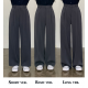 秋冬預訂｜4色基本打摺西裝寛褲(3長度，S-XL)
