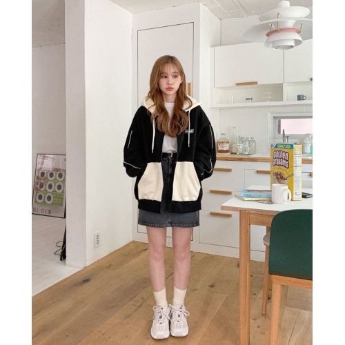 預訂｜MUAHMUAH POINT LINE NAPPING HOOD ZIPUP (3 COLOR)