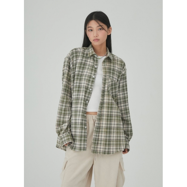 預訂｜ACOVER COUNTRY VINTAGE OVERFIT CHECK SHIRT (2 COLOR)