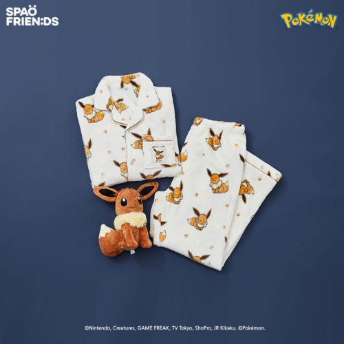 韓國代購｜預訂｜SPAO x Pokemon 伊貝睡衣SET