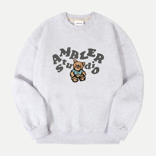 23F/W 預訂｜AMBLER ORIGINAL TEDDY BEAR SWEATSHIRT (2 COLOR)