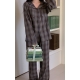 23F/W 預訂｜JUUNEEDU Article Check Pajamas (2 COLOR)