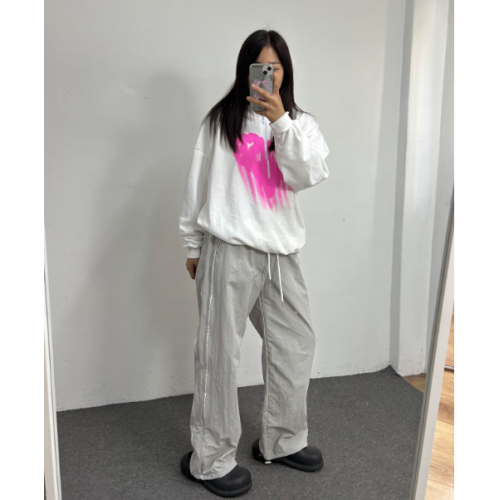 早秋預訂｜LINE 運動索繩鬆緊腰寛褲