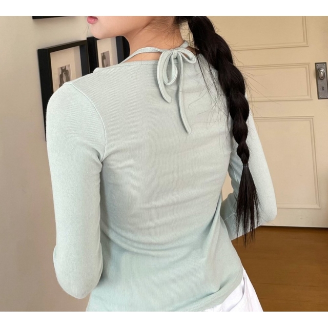 預訂｜MUAHMUAH STITCH STRAP WAMOR LONG SLEEVE (3 COLOR)