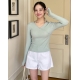 預訂｜MUAHMUAH STITCH STRAP WAMOR LONG SLEEVE (3 COLOR)
