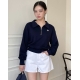 預訂｜MUAHMUAH STITCH CROP HALF ZIPUP MTM (3 COLOR)