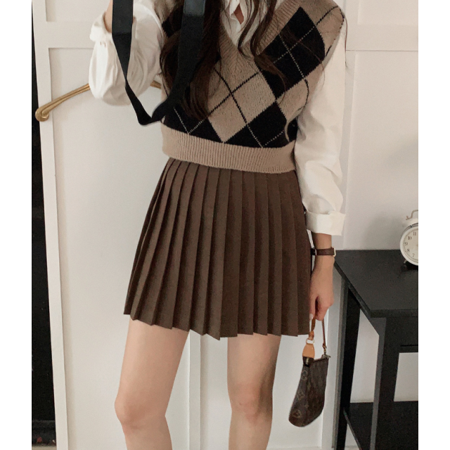 早秋預訂|秋冬基本百褶短裙 早秋預訂|秋冬基本百褶短裙