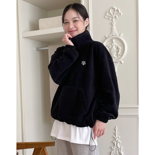 預訂｜MUAHMUAH STITCH LOGO FLEECE ANORAK (3 COLOR)