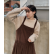秋冬預訂｜燈芯絨背帶連身長裙