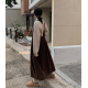 秋冬預訂｜燈芯絨背帶連身長裙