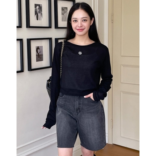 預訂｜MUAHMUAH STITCH LOGO CROP LONG SLEEVE (3 COLOR)
