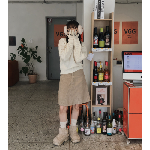 早秋預訂｜燈芯絨5分短裙